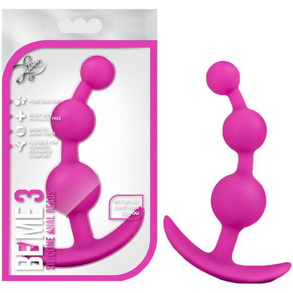 Luxe Be Me 3 Anal Plug - Pink