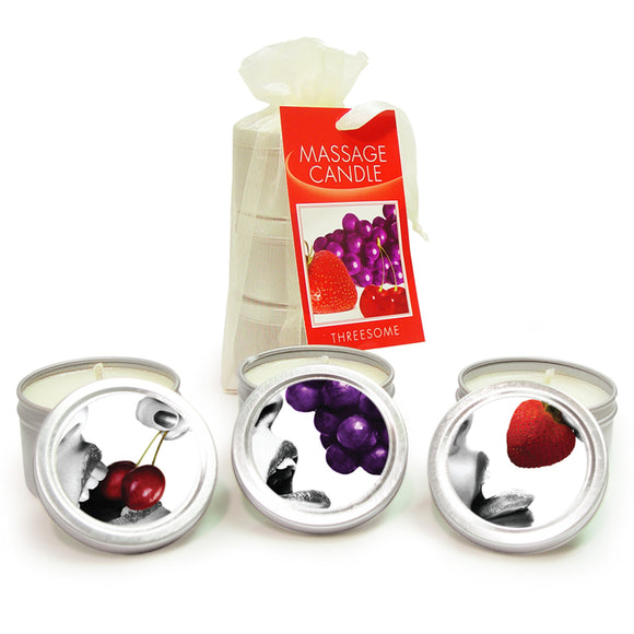 Earthly Body 4-In-1 Massage Candle Set