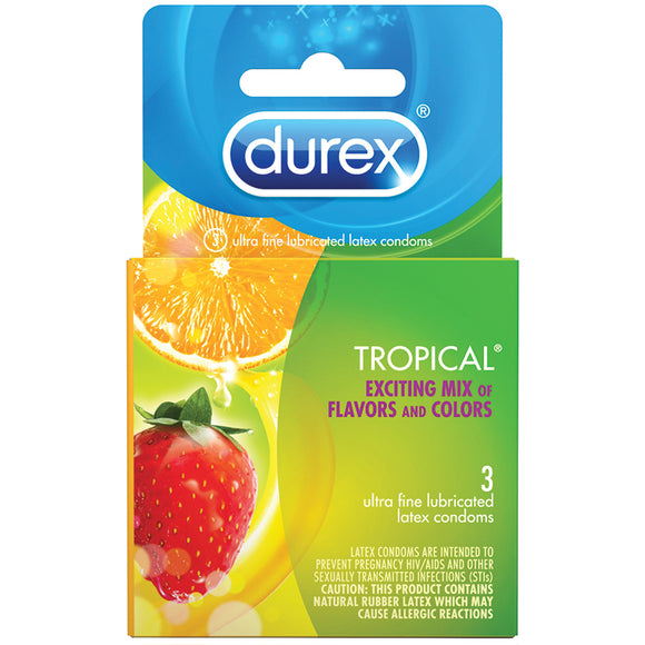 Durex Tropical Condoms (3 Pack)