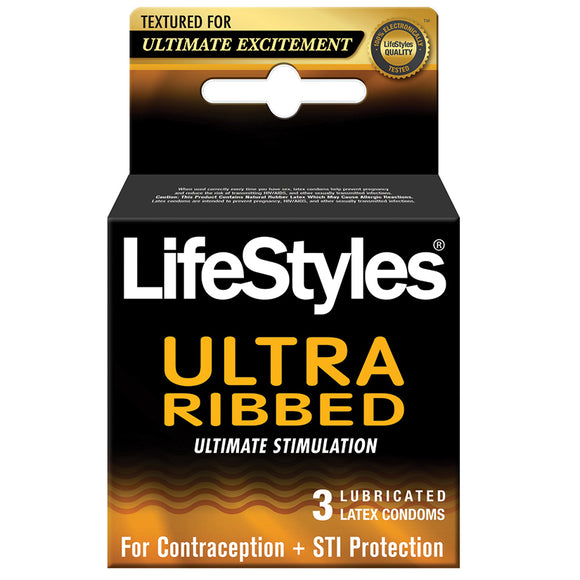 Lifestyles Ultra Ribbed (3 Pack)