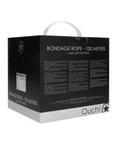Shots Ouch Bondage Rope - 100 meters - Black