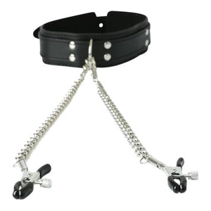 Gorgeous Collar W/ Nipple Clamps