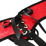 Red Corset Strap On
