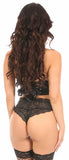 Lavish Satin Underwire Short Bustier W/Clips - 3 Color Options