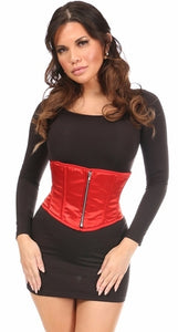 Top Drawer Red Satin Steel Boned Mini Cincher